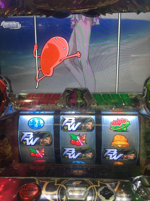 押忍！番長3からのマクロスフロンティア3～リールロック1段階、、、2段階と来たらもちろん3段階でフリーズ？？～